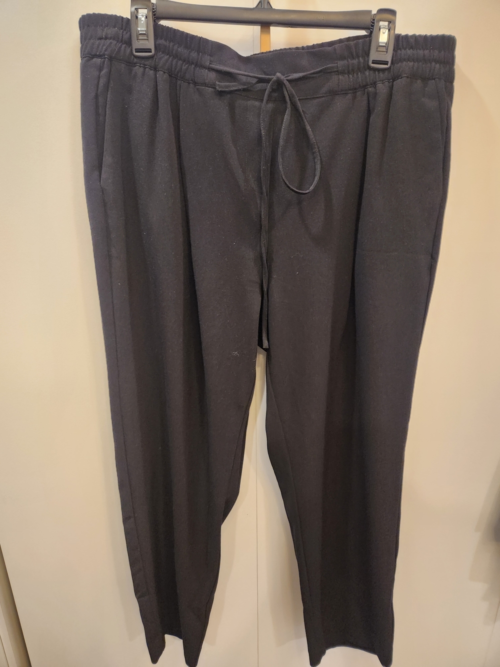Alfani Black Drawstring Track Joggers